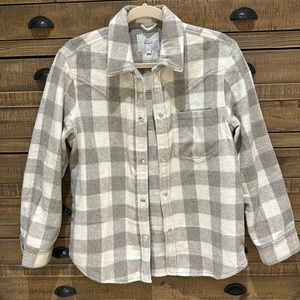 Rails Plaid Shacket- SIZE S - 15% Wool